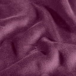 Tissu velours extensible - Aubergine