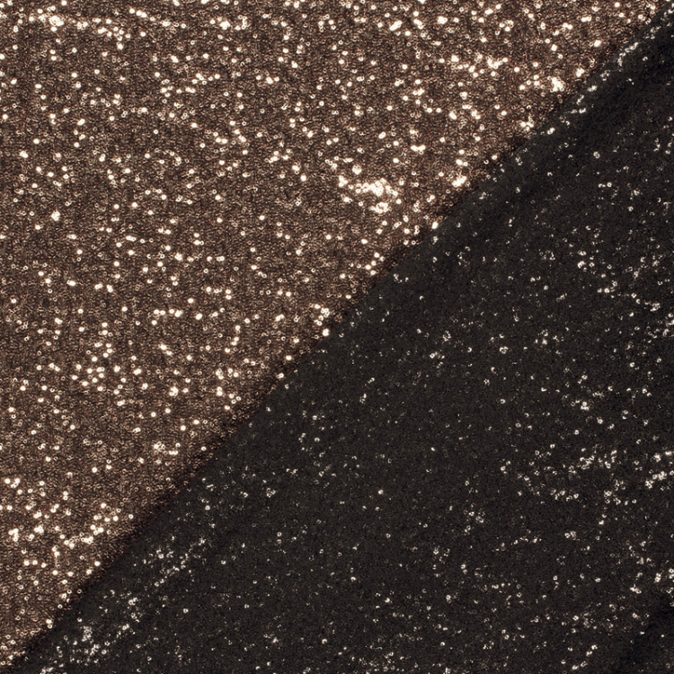 Tissu sequins - Bronze