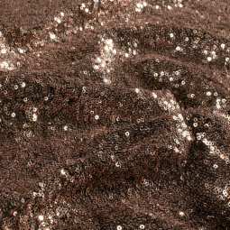 Tissu sequins - Bronze