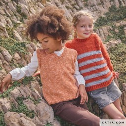Kit de crochet - Pull sans manche - Basic merino popcorn