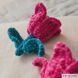 Kit de crochet -Fleurs - Velvet mini