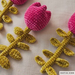 Kit de crochet -Tulipe - Velvet mini