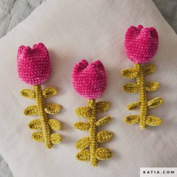 Kit de crochet -Tulipe - Velvet mini