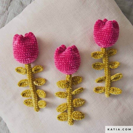 Kit de crochet -Tulipe - Velvet mini