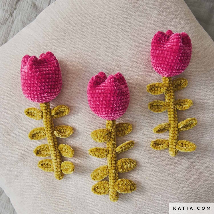 Kit de crochet -Tulipe - Velvet mini