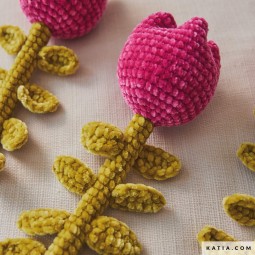 Kit de crochet -Tulipe - Velvet mini