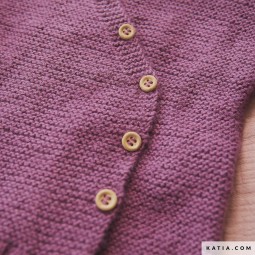 Kit de crochet - Gilet cache-cœur - Merino baby