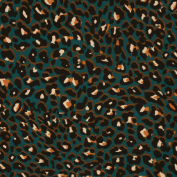 Tissu popeline de viscose - Leo canard