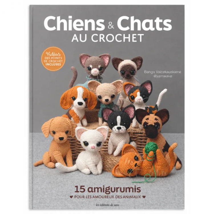 Livre - Chiens & chats au crochet