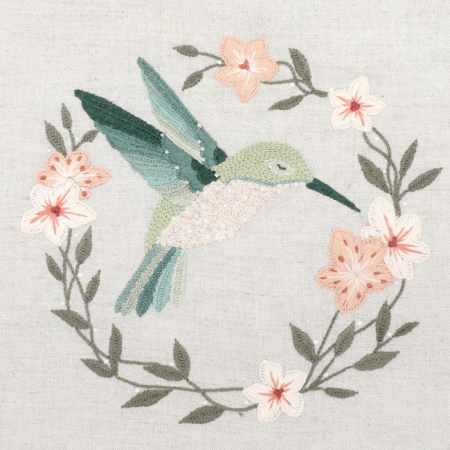 Kit de broderie - L'envol du colibri