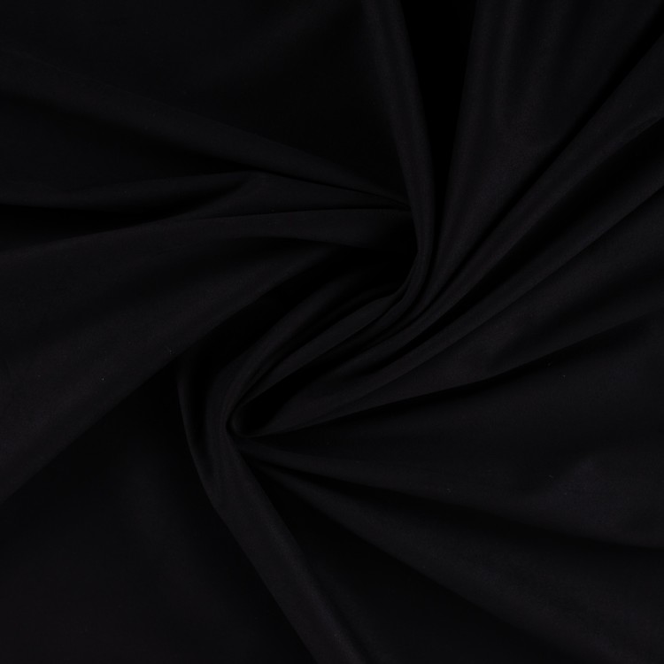 Tissu double suédine - Noir