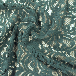 Tissu dentelle - Vert