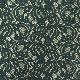 Tissu dentelle - Vert