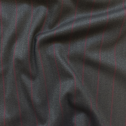 Tissu tailleur - Chevron lignes rouges