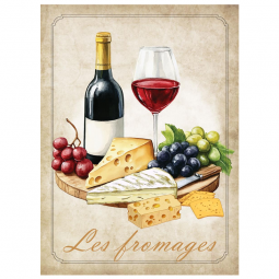 Tissu Panneau - Torchons - Fromage