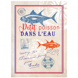 Tissu Panneau - Torchons - Mer