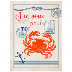 Tissu Panneau - Torchons - Mer