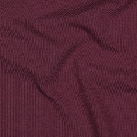 Tissu jersey biologique - Aubergine