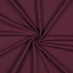 Tissu jersey biologique - Aubergine