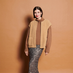 Patron Burda 5590 - Pull veste ou gilet