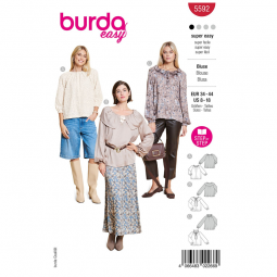 Patron Burda 5592 - chemisier
