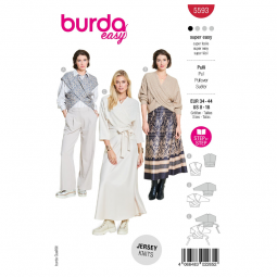 Patron Burda 5593 - pull veste