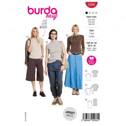 Patron Burda 5594 - t-shirt top
