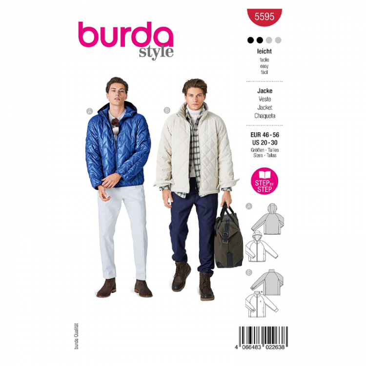 Patron Burda 5595 - veste