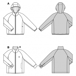 Patron Burda 5595 - veste