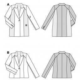 Patron Burda 5601 - blazer
