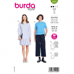 Patron Burda 5609 - robe blouse