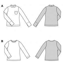 Patron Burda 5610 - t-shirt