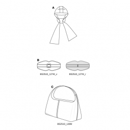 Patron Burda 5611 - Accessoires
