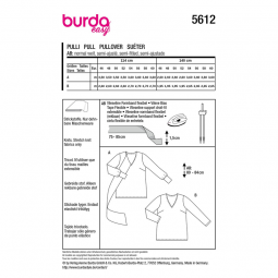 Patron Burda 5612 - pull