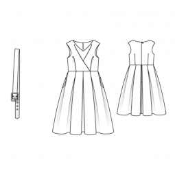 Patron Burda 5618 - robe