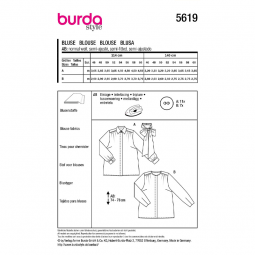 Patron Burda 5619 - chemisier