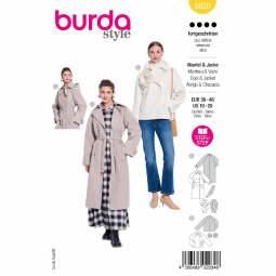 Patron Burda 5620 - manteau imperméable