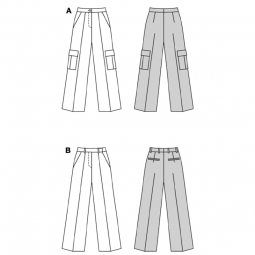 Patron Burda 5621 - pantalon