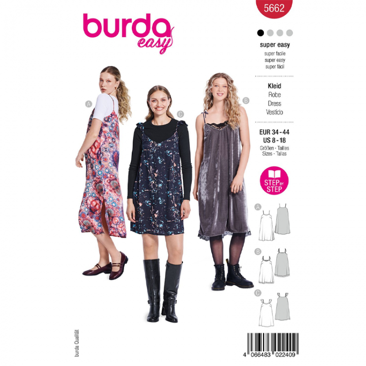 Patron Burda 5661 - robe