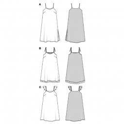 Patron Burda 5661 - robe