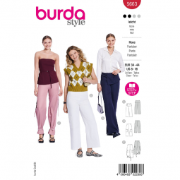 Patron Burda 5663 - pantalon