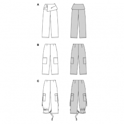 Patron Burda 5663 - pantalon