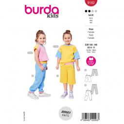Patron Burda 9182 - pantalon short