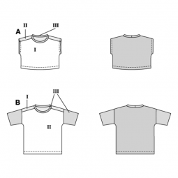 Patron Burda 9184 - t-shirt