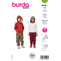 Patron Burda 9185 - sweatshirt