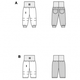 Patron Burda 9187 - pantalon