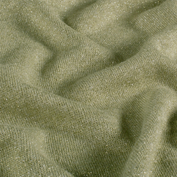 Tissu maille lurex - Vert