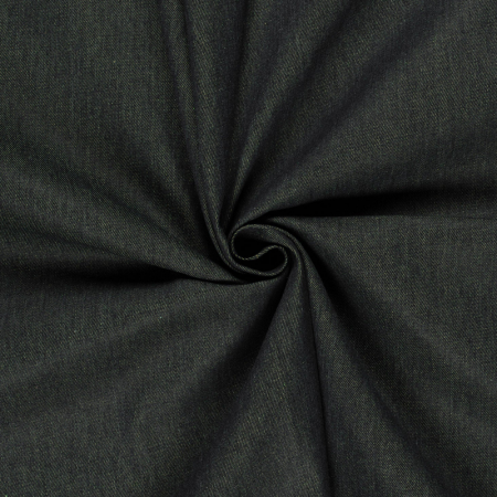 Tissu jeans - Unicolore jaune canari