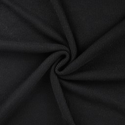 Tissu maille - Kelly noir