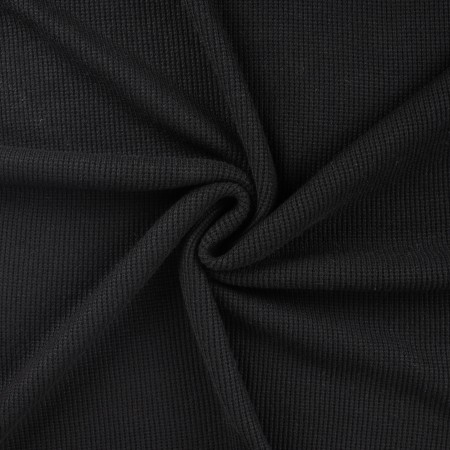 Tissu maille - Kelly noir